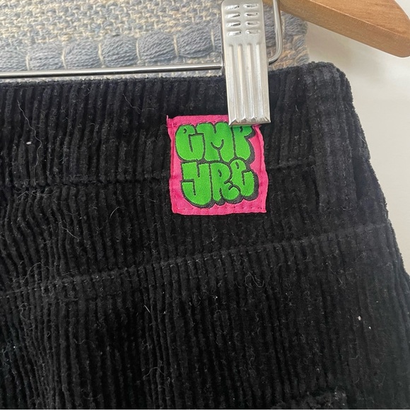 EMPYRE Tori 90s Black Corduroy Skate Pants Baggy Loose High Rise Y2K Women’s - Picture 5 of 7